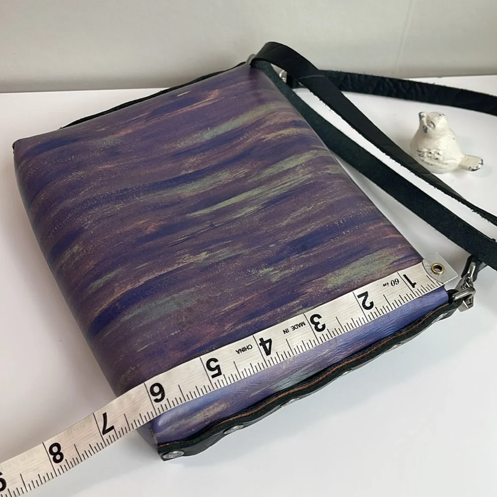 Jon Wye Leather Clutch Crossbody - Picture 14 of 17